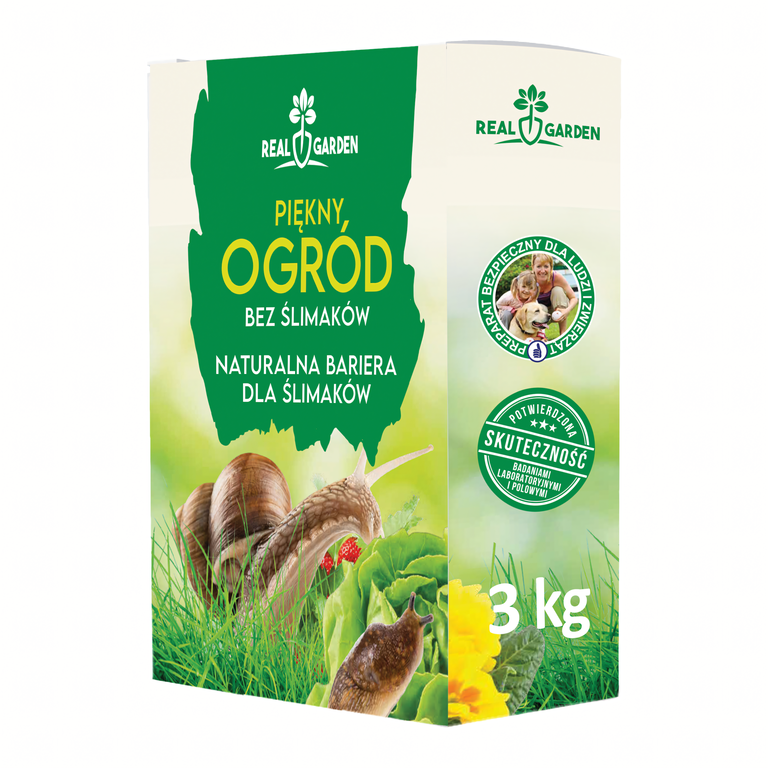 300szt. x 3kg  Środek Preparat Odstraszacz na Ślimaki Przeciwko Ślimakom 3 kg (1)