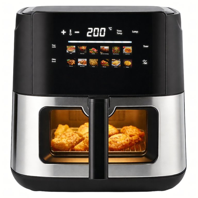 30 x  Frytkownica Beztłuszczowa Air Fryer 8L Frytownica 1700W 12 Programów Mocna (4)