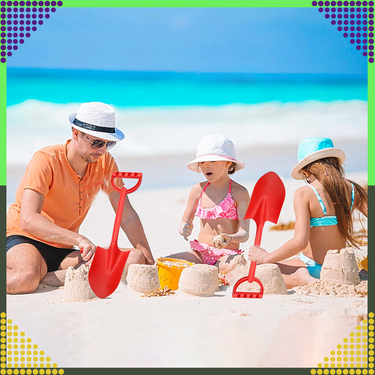 Łopatka Łopata Szpadel do Piasku na Plażę Piaskownice Mocna duża XXL 64 cm (5)