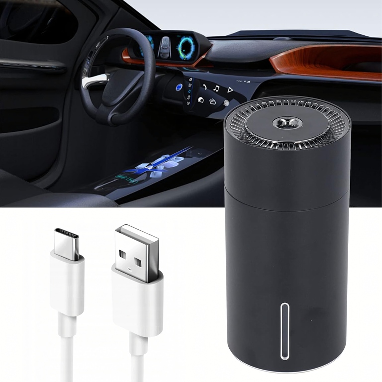Nawilżacz Powietrza Samochodowy Mini Dyfuzor Zapachowy USB Mgiełka (8)