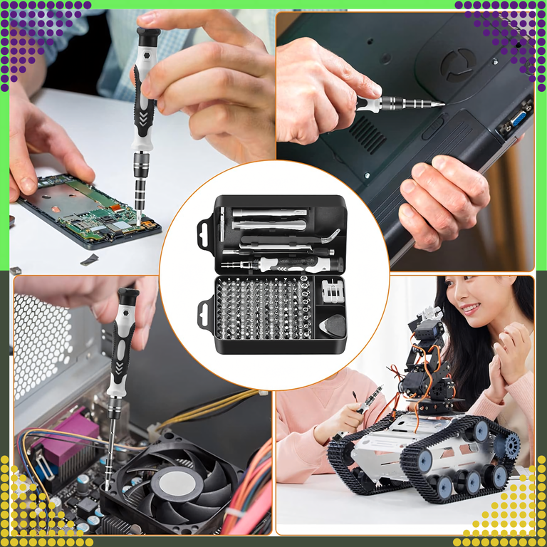 Zestaw Śrubokrętów Precyzyjnych Wkrętaki Torx Śrubokręty Precyzyjne 118w1 (13)
