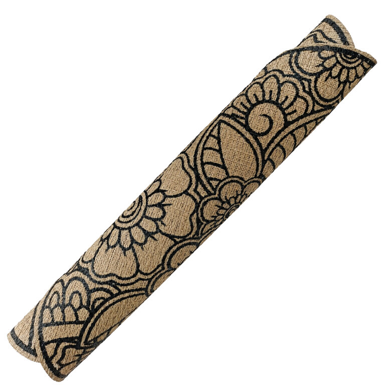 Podkładka Mata na Stół Blat pod Talerz Stołowa Okrągła Boho Ochronna 38 cm (3)