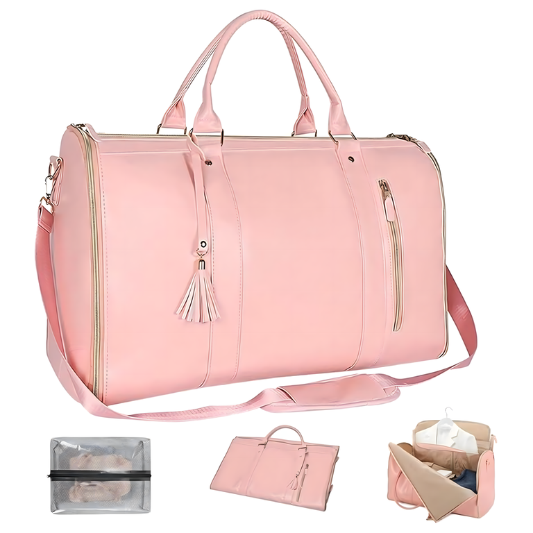 Składana Torba Podróżna Elegancka Biznesowa na Garnitur Sukienke 2w1 55L (3)