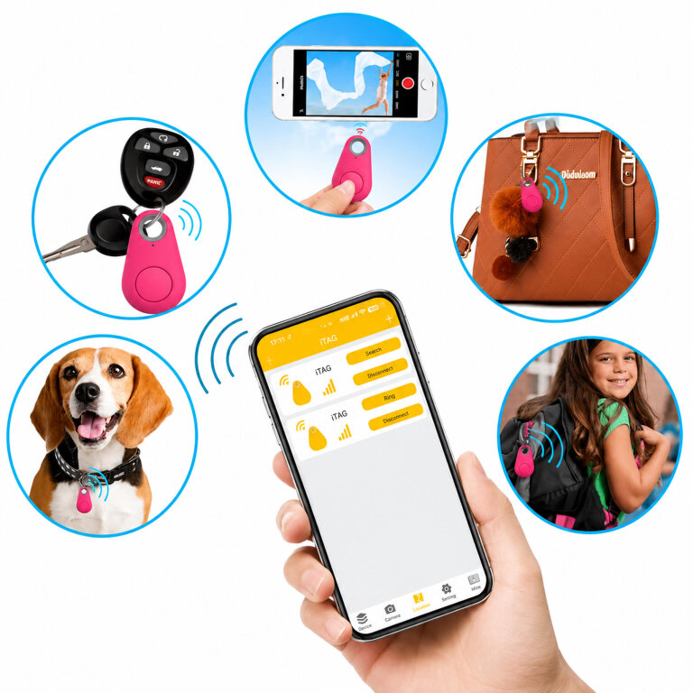 Lokalizator Kluczy Bluetooth Gps Key Finder Brelok Lokalizacja Zestaw 5 szt (6)