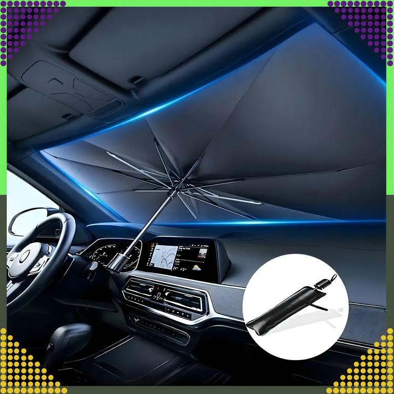 Roleta Parasol Osłona UV do Samochodu Przeciwsłoneczna na Szybę Auta Duża 65x125 (6)