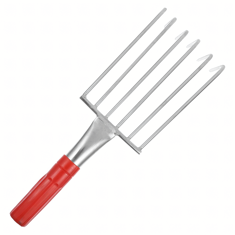 Grabki Ogrodowe Ogrodnicze Metalowe Pazurki do Grabienia Spulchniania 6 Zębne 32 cm (3)