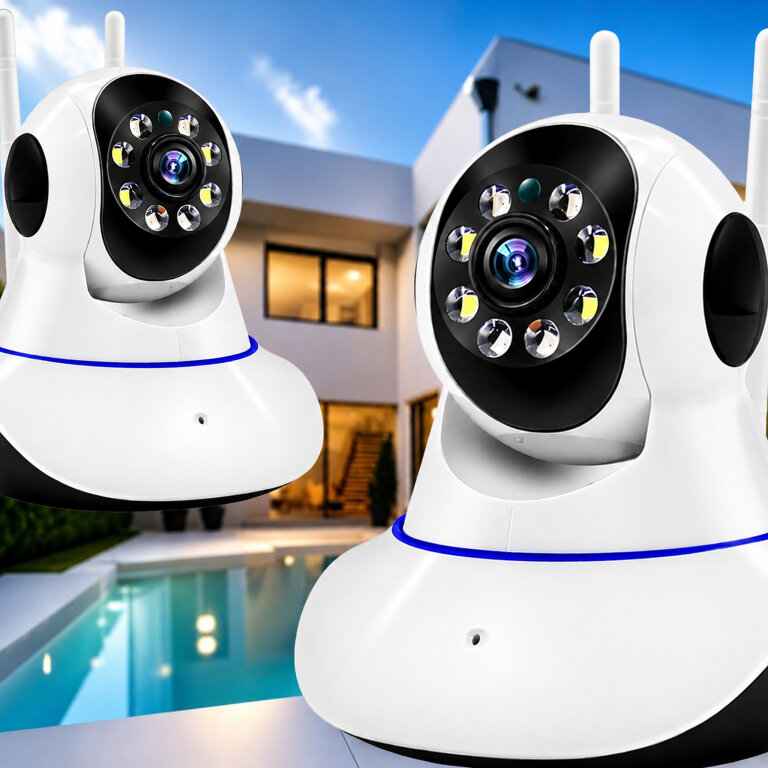 Kamera Bezprzewodowa Obrotowa 360 Niania Elektroniczna WiFi do Monitoringu  (12)