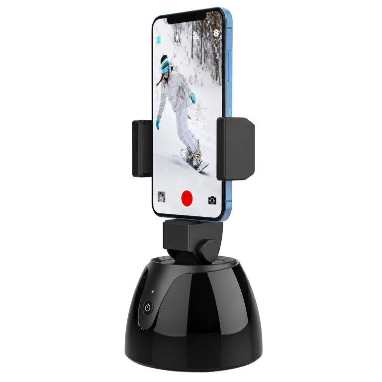 Inteligenty Uchwyt Stojak na Telefon do Selfie Obrotowy Śledzący Ruch  (3)