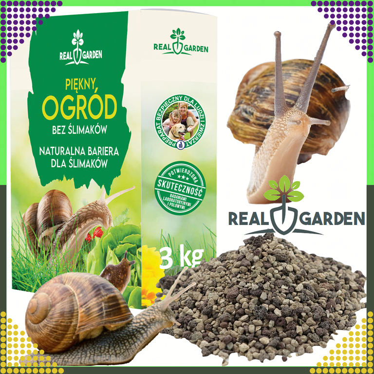 Środek Preparat Odstraszacz na Ślimaki Przeciwko Ślimakom 3 kg (2)