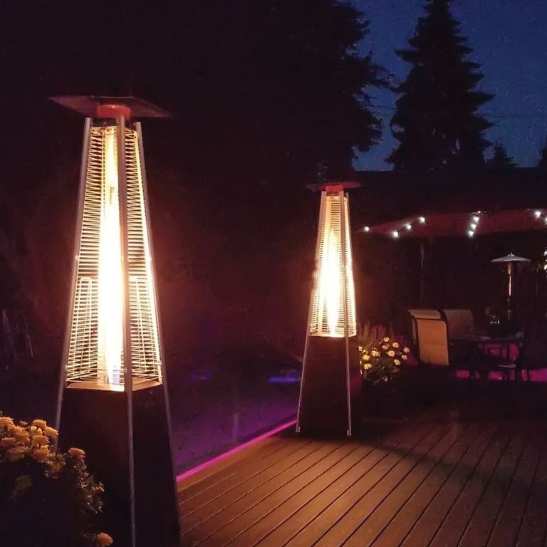 11x Parasol Grzewczy Gazowy Promiennik Ogrzewacz 13 KW 227cm Zestaw z Pokrowcem (16)