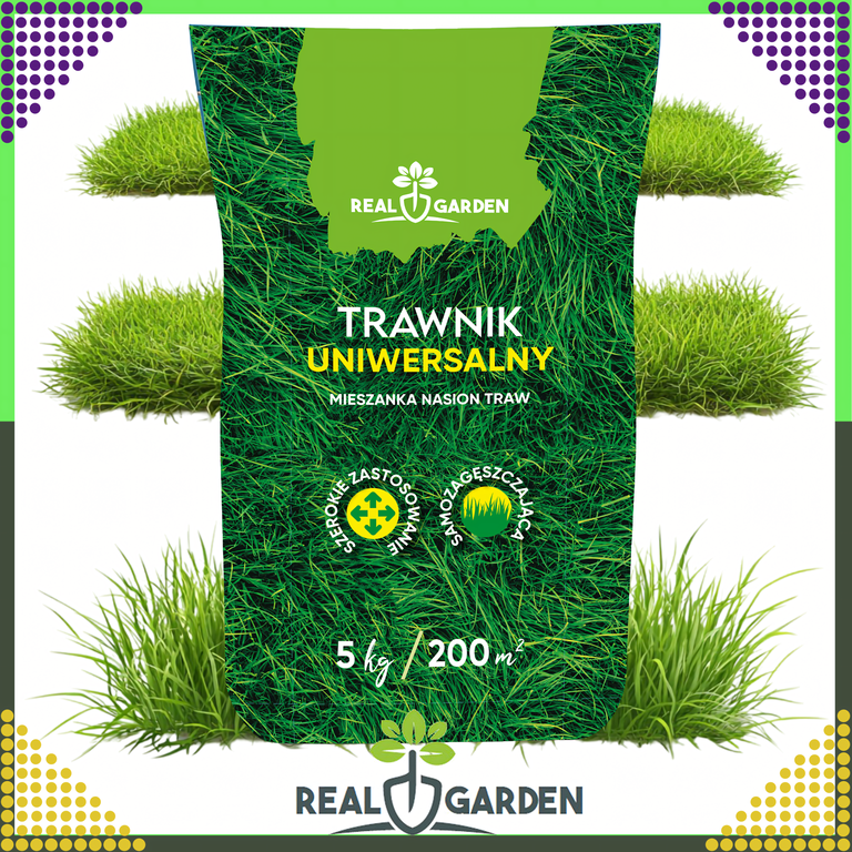 100x Trawa Uniwerslana Zagęszczająca Odporna Mieszanka Nasion Traw 5 kg 200 m² (11)