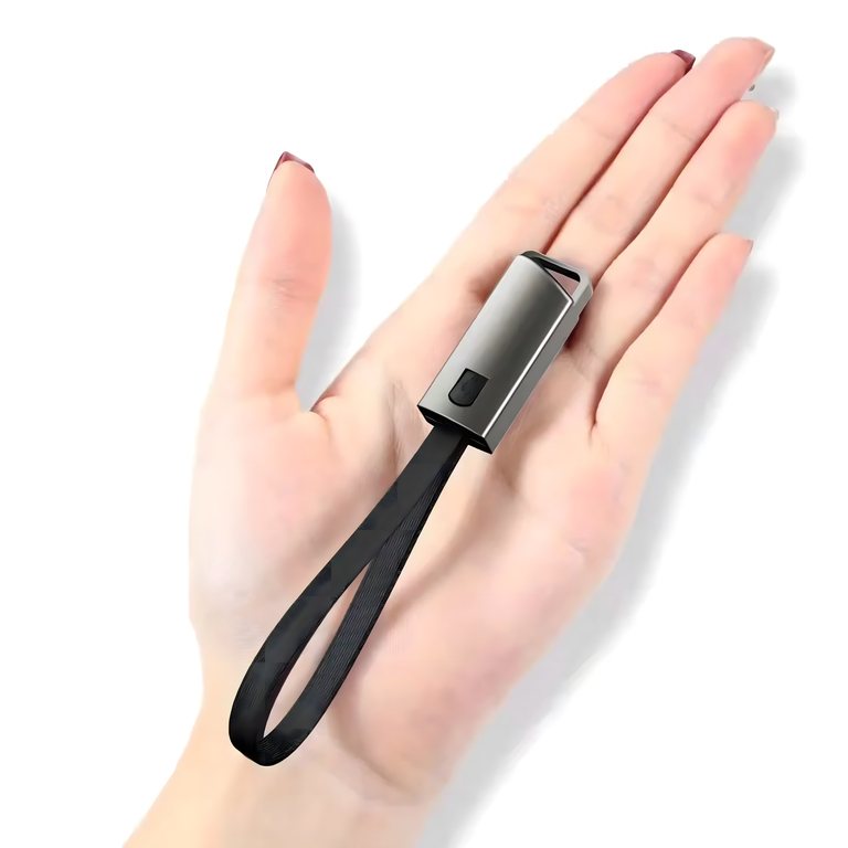 Kabel Ładowarka Brelok Smycz do Danych USB-C - USB-A Szybkie Ładowanie  (6)