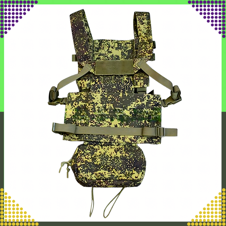 Kamizelka Taktyczna Wosjkowa Ochronna Molle Lekka Airsoft Zasobnik Asg (4)