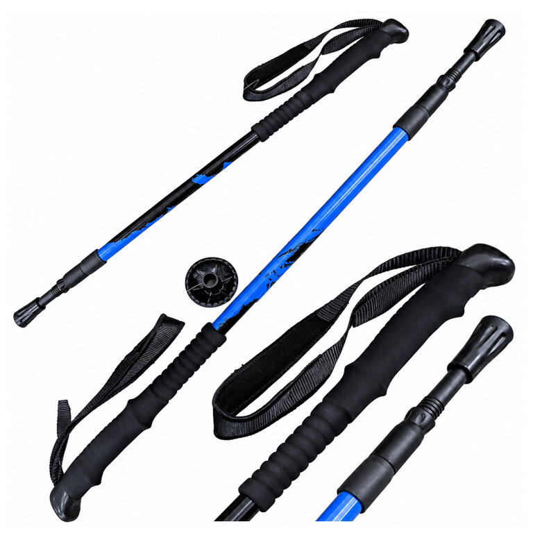 Kij Kijek Trekingowy Regulowany 65-135cm do Chodzenia Nordic Walking Laska (1)