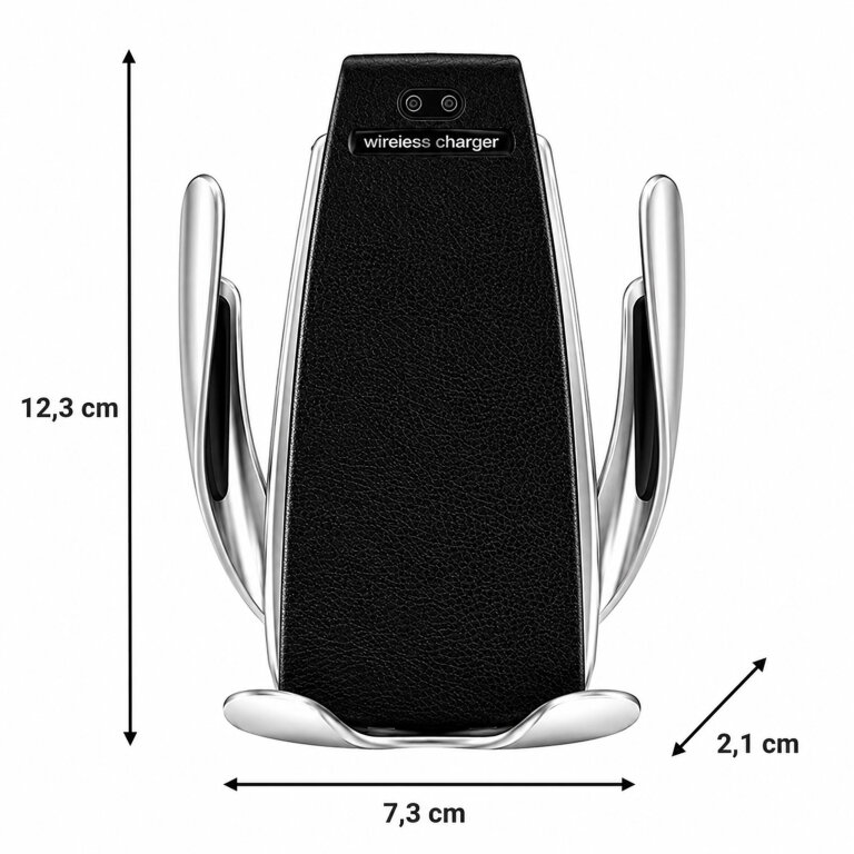 Uchwyt Na Telefon Grawitacyjny Ładowarka Indukcyjna Do Kratki Nawiewu 10W (8)