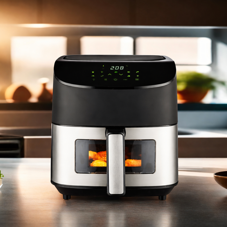Frytkownica Beztłuszczowa Air Fryer 6L Frytownica 1500W 8 Programów Mocna (9)