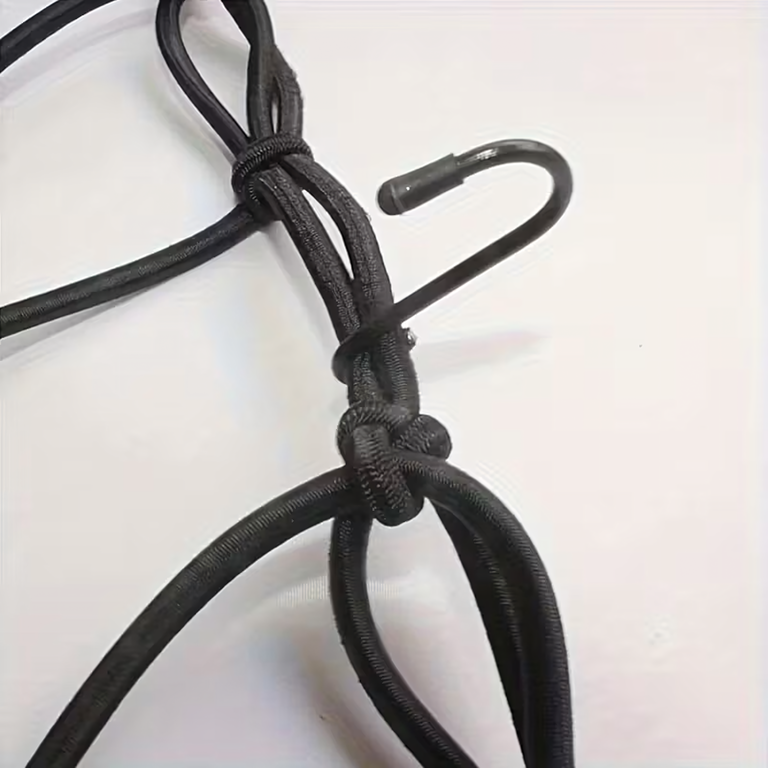 Siatka Guma Bagażowa na Kask Kufer Quad Motocyklowa Rowerowa Haki 30x30cm  (5)