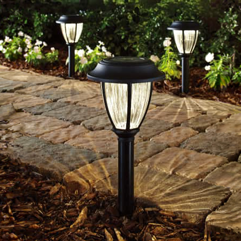 Zestaw Lamp Lampa Solarna LED Latarnia Ogrodowa Słupek Wbijana Latarenka 10szt. (11)