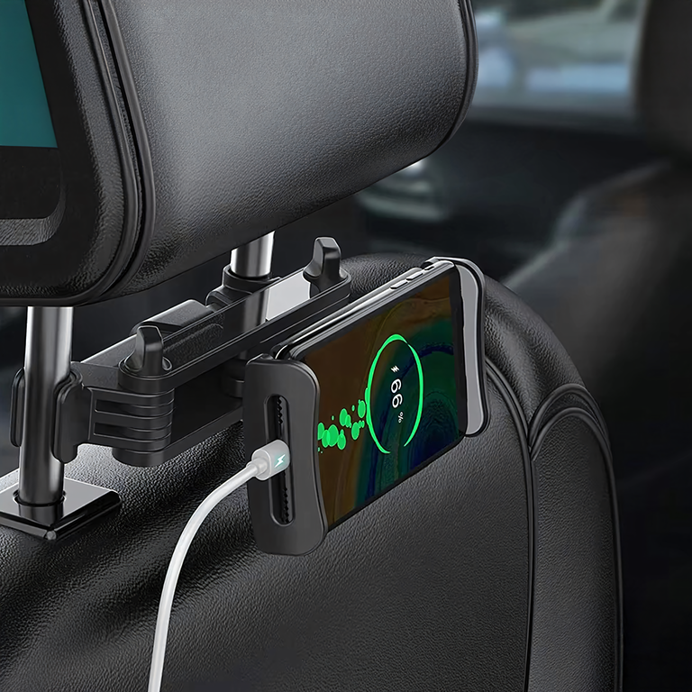 Uchwyt Samochodowy na Zagłówek 360° do Tabletu Telefonu na Telefon Tablet (15)
