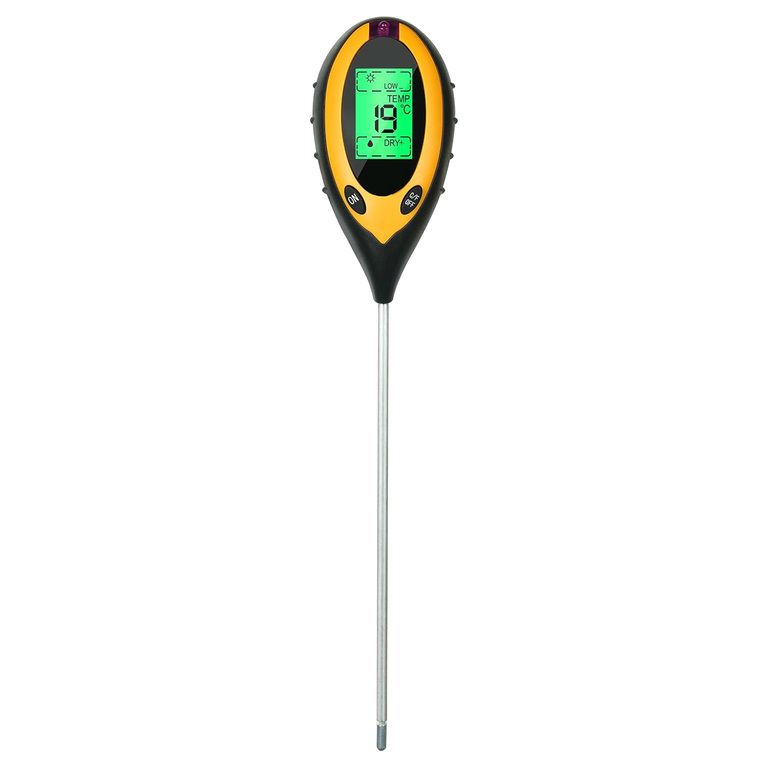 Kwasomierz Tester Gleby Ziemi Podłoża Ph Ziemi 4w1 Miernik Temperatura  (3)