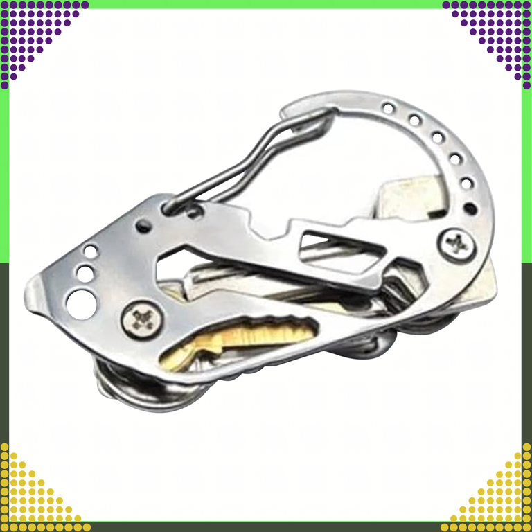 Brelok Breloczek Karabińczyk do Kluczy Wielofunkcyjny Survival Multi-Tool (4)