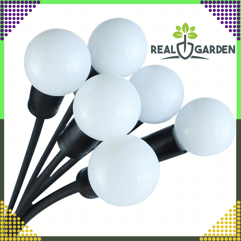 Lampa Solarna 2 Sztuki Wbijana Ogrodowa 6 Led Czujnik Zmierzchu Firefly (5)