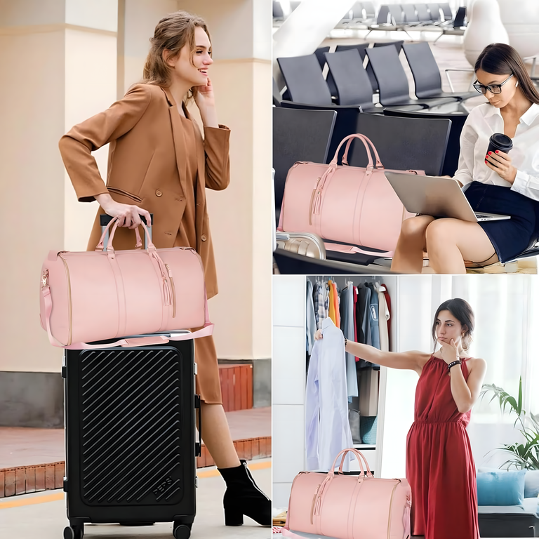 Składana Torba Podróżna Elegancka Biznesowa na Garnitur Sukienke 2w1 55L (8)