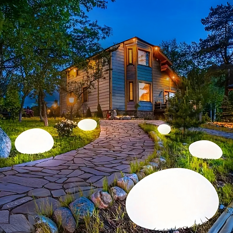 Lampa Solarna LED Kamień Ogrodowa na Taras Zewnętrzna 14cm Elegancka (10)