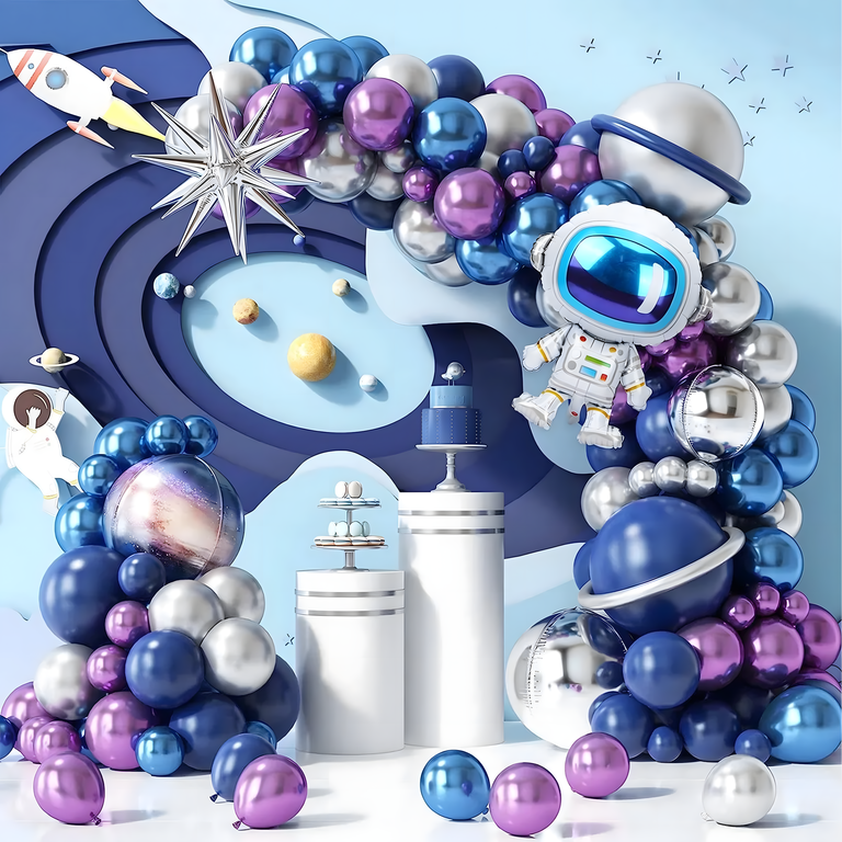 Girlanda Balonowa Zestaw Balonów na Urodziny Astronauta 108 ele (7)