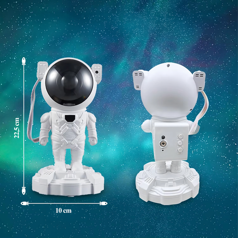 Projektor Gwiazd Astronauta Lampka Nocna Rzutnik dla dziecka Kosmos Pilot (4)