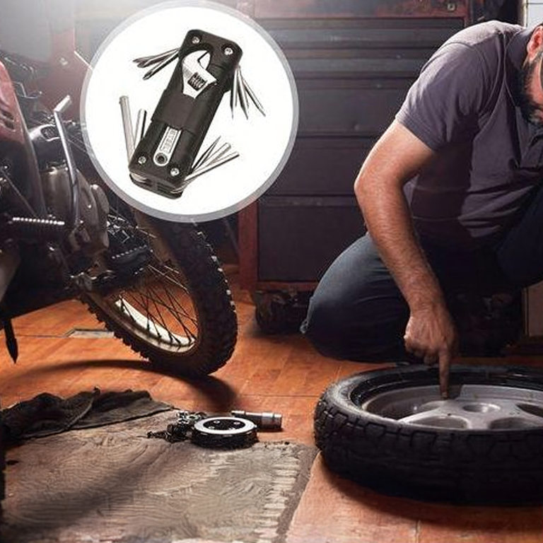 Multitool Rowerowy Klucze do Naprawy Wielofunkcyjny Zestaw Narzędzi 13w1 (15)