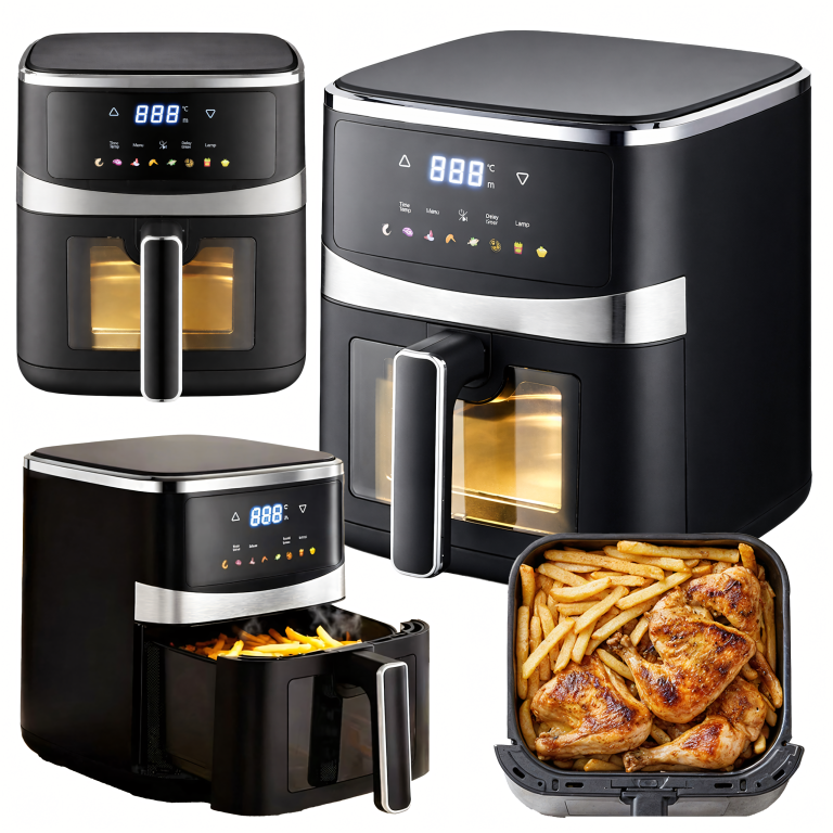 Frytkownica Beztłuszczowa Air Fryer 5L Frytownica 1500W 8 Programów Mocna (1)