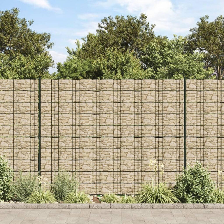 336 x Taśma Ogrodzeniowa 19cm x 35m Osłona Panelowa na Ogrodzenie Płot UV Kamień (8)