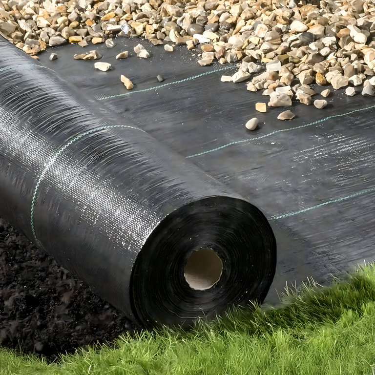 Agrowłóknina 70g 1,6m x 50m Czarna UV Agrotkanina Mata Antychwastowa (10)
