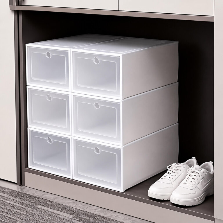 200x Szafka Modułowa Organizer na Buty Zamykana z Klapką 12 szt (10)