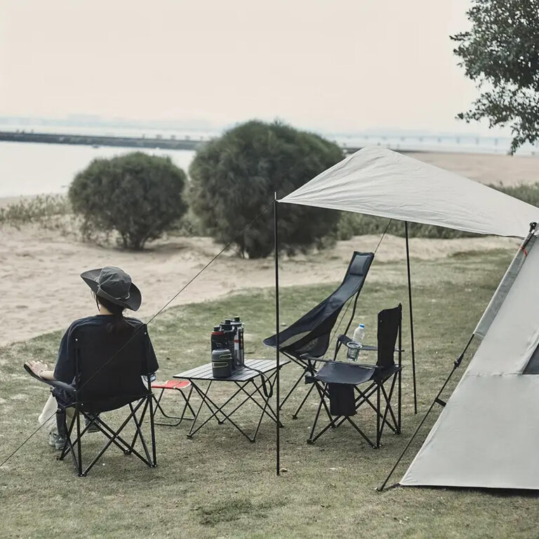 Krzesło Fotel Turystyczny Składany na Ryby Plaże Kemping Wędkarskie Torba (14)