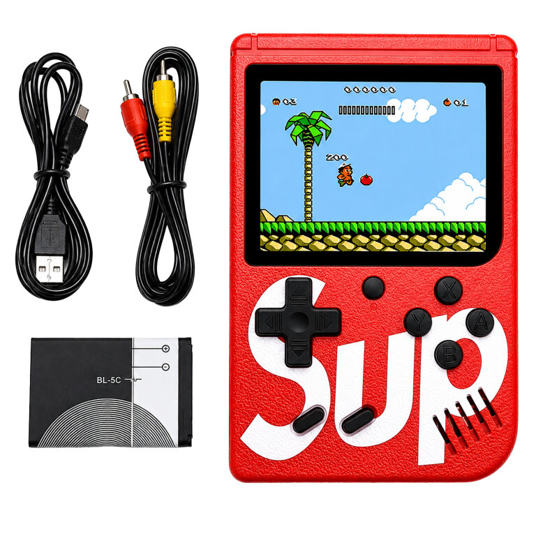 Przenośna Mini Konsola Gameboy Retro Pegasus Game Mario Contra 400 Gier (6)