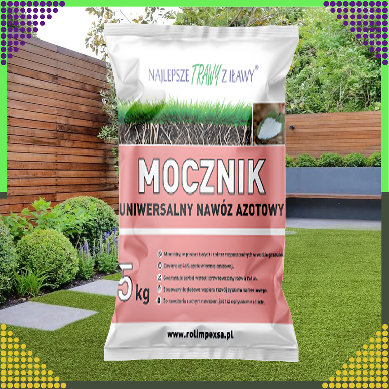 Premium Mocznik Nawóz Ekologiczny 5kg Uniwersalny Azotowy do Ogrodu Trawy  (3)