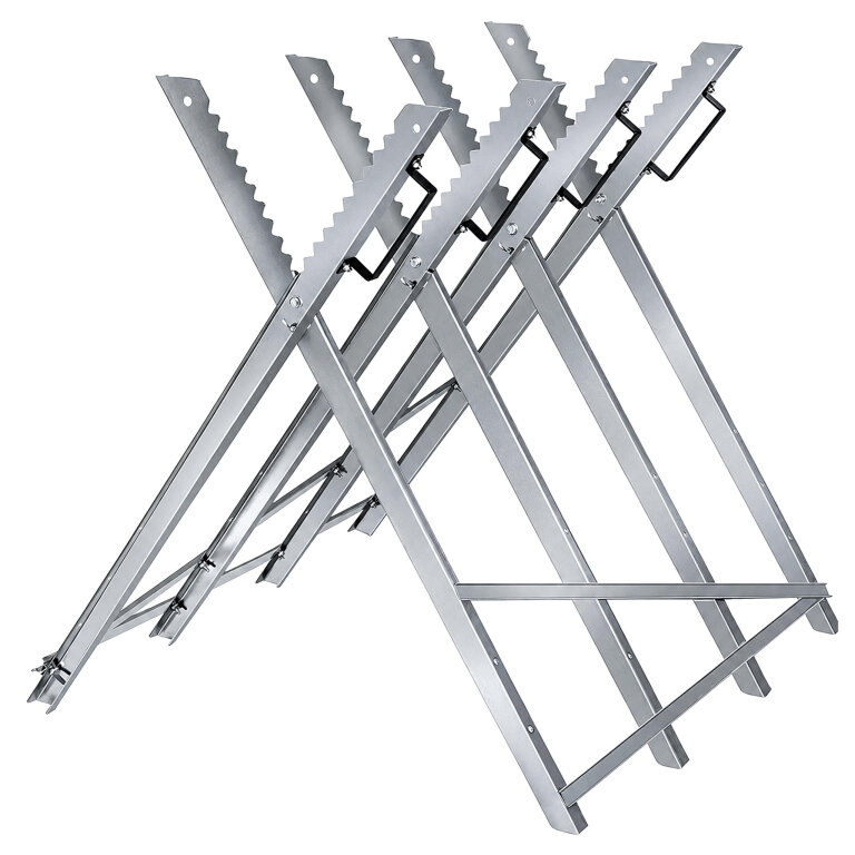 Stojak Kozioł Koziołek Kobyłka Składany Metalowy do Cięcie Drewna 83x83x78cm (3)