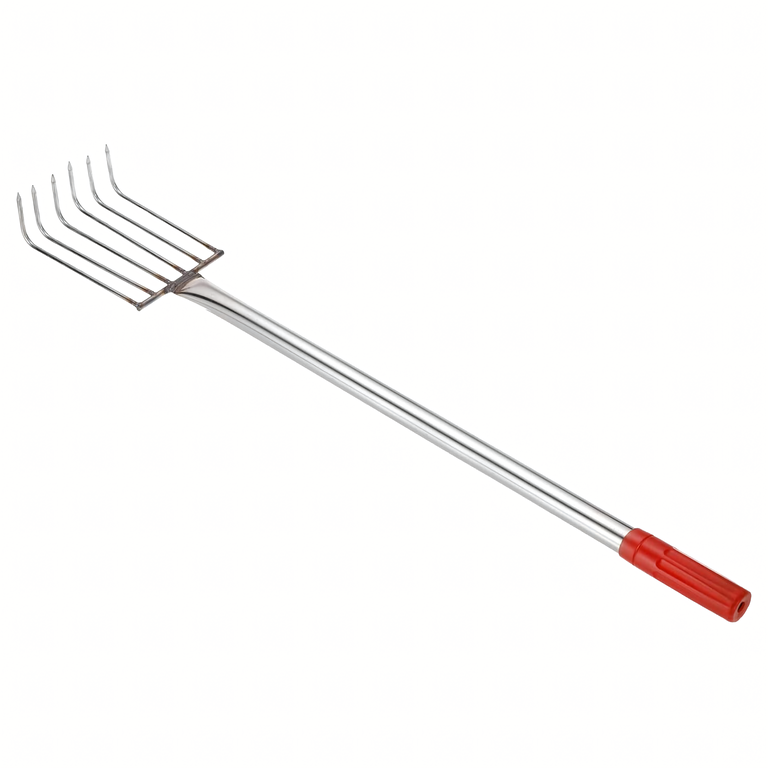 Grabki Ogrodowe Ogrodnicze Metalowe Pazurki do Grabienia Spulchniania 6 Zębne 106 cm (2)