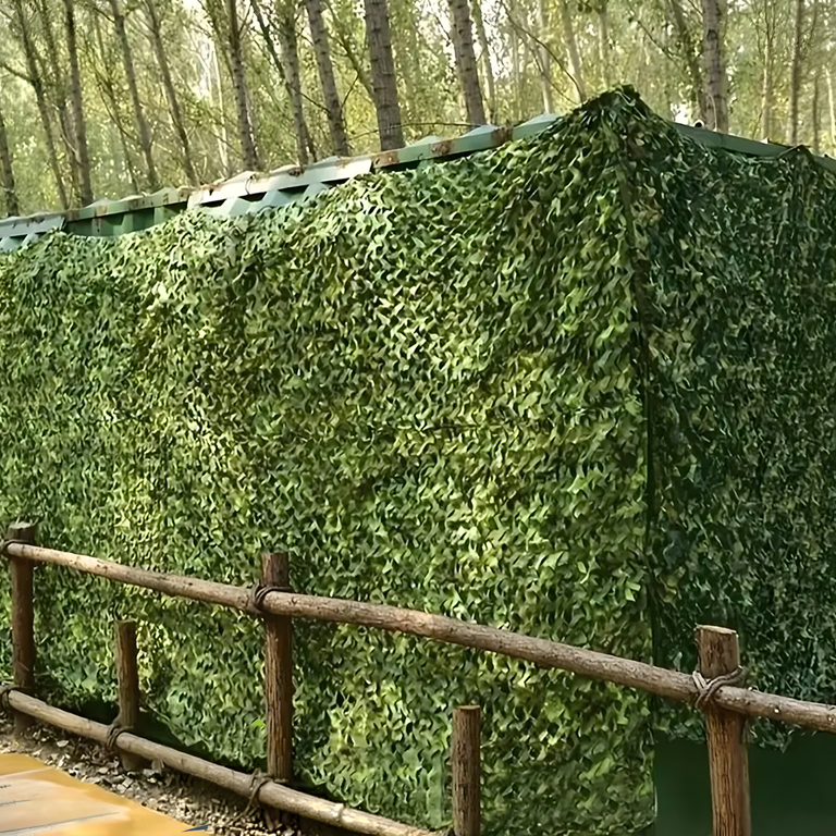 Siatka Maskująca Wojskowa Kamuflaż 2x2m Osłona Balkonowa Cieniująca Moro (8)
