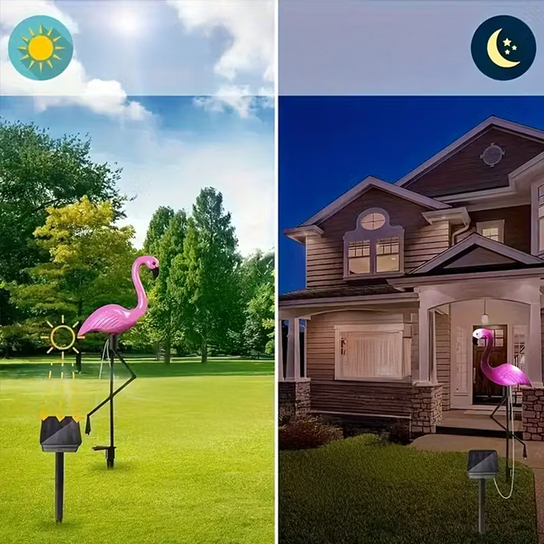 Lampa Lampka Solarna Ogrodowa Ozdobna Ozdoba Flaming Led Dekoracja 53 cm  (5)