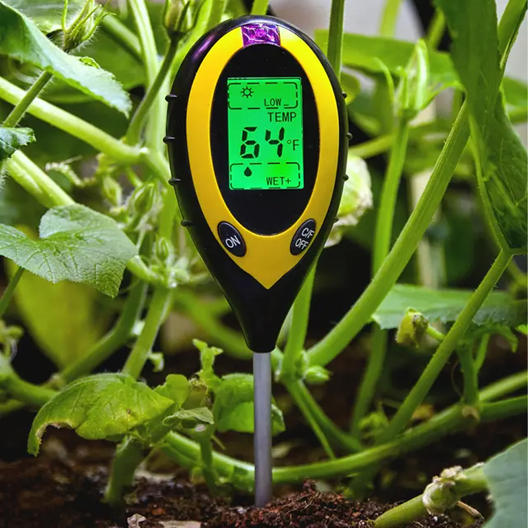 Kwasomierz Tester Gleby Ziemi Podłoża Ph Ziemi 4w1 Miernik Temperatura  (10)