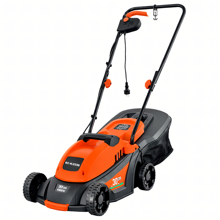 Kosiarka Elektryczna Lekka Mocna do Koszenia Trawy Duży Kosz 35L 1000W  (2)