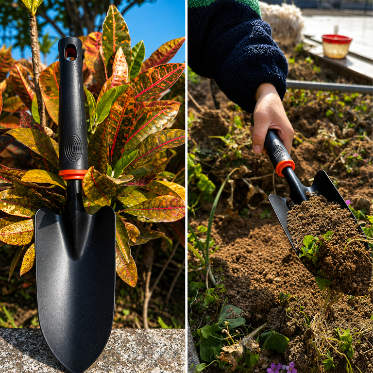 Łopatka Ogrodowa Metalowa Szeroka do Przesadzania Sadzenia Roślin 31 cm (7)