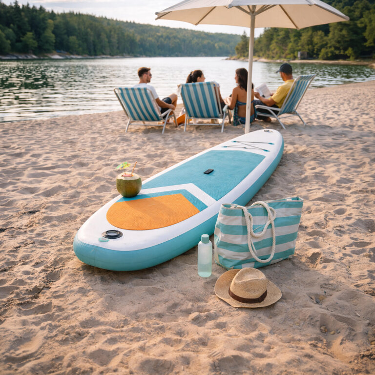 24 x Deska Sup Paddle Board do Pływania Pompowana Standu Up + Akcesoria 320 cm (14)