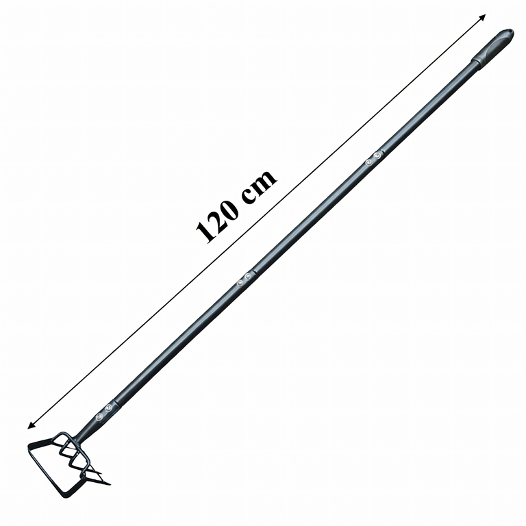 Motyka z Metalowym Trzonkiem Grabie Ogrodowe 3 Sekcyjna z Pazurkami 120cm (6)