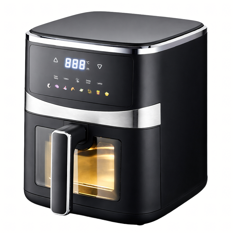 Frytkownica Beztłuszczowa Air Fryer 5L Frytownica 1500W 8 Programów Mocna (2)