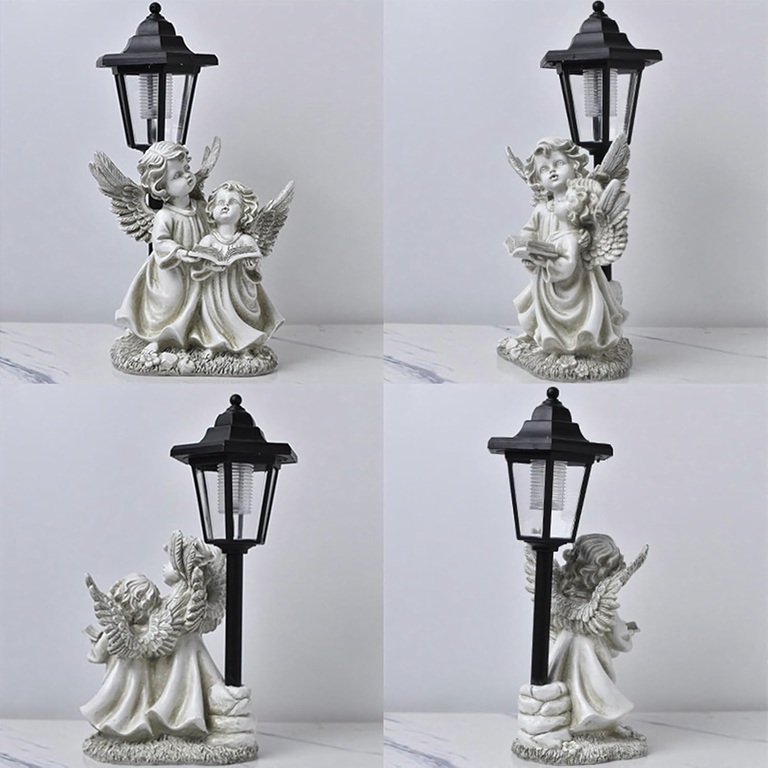 136 x Aniołek Solarny Lampion Znicz Dekoracja na Cmentasz do Ogrodu  (5)