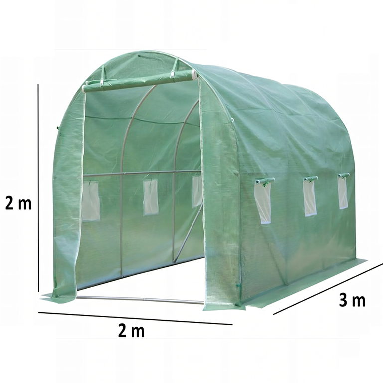 Folia Zamienna Foliowy Tunel Ogrodowy Szklarnia Namiot Foliak 3x2x2m 6m2 (6)